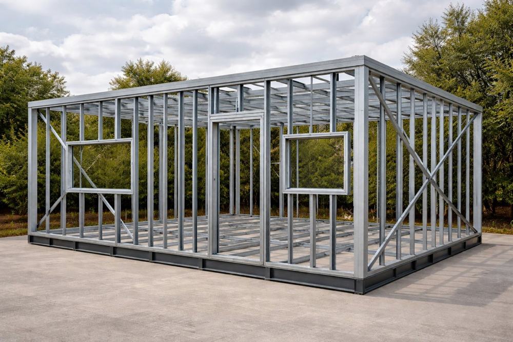 Steel frame galvanizado